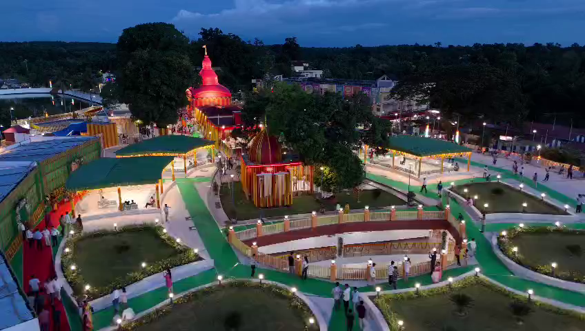 দর্শনার্থীদের কাছে আরও আকর্ষণীয় হয়ে উঠলো মাতা ত্রিপুরেশ্বরী মন্দির